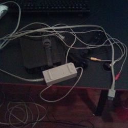 Nintendo Wii with All Cables, Wiimote, Nunchuk