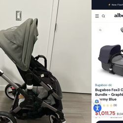 Bugaboo Stroller Sets Fox 3 With LOTS accessories