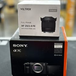 Sony Alpha a7C + Viltrox AF 20mm F2.8 