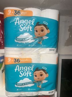 9=36 Angel Soft Toilet Paper (2) Available