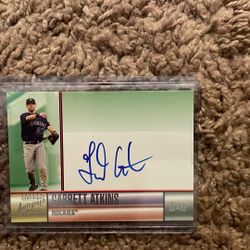 2006 Topps Garrett Atkins Autograph Card