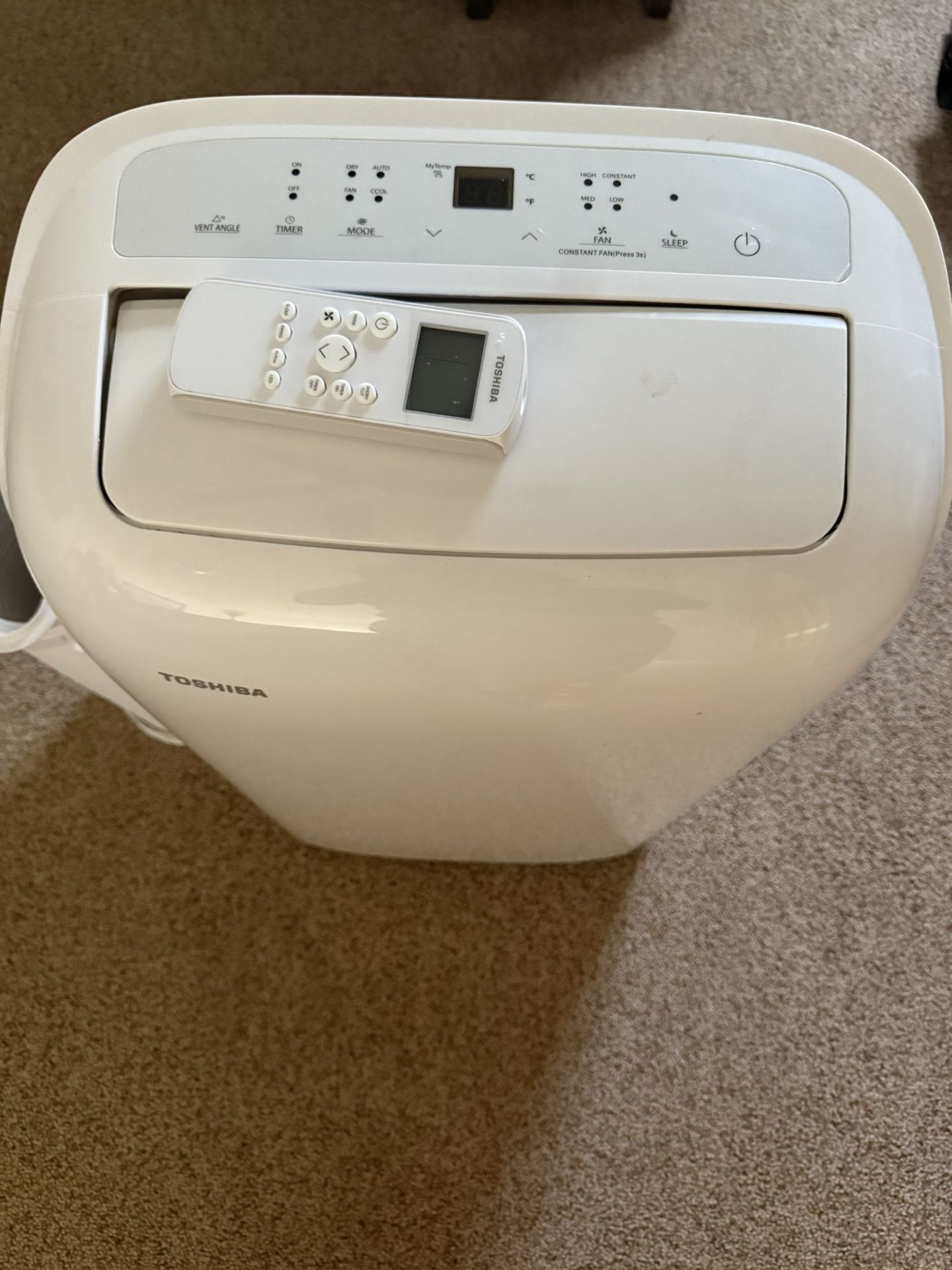 Toshiba Portable Air Conditioner with Dehumidifier