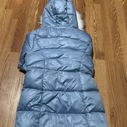 Michael Kors Big Girls Stadium Puffer Jacket - Dark Chamb- Size 14