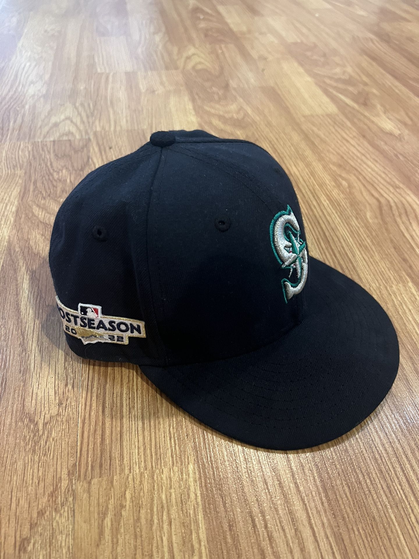 Seattle Mariners Postseason Fitted Hat 6 7/8 New Era