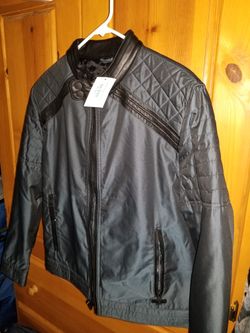New Guess Bomber Jacket Black Sz.M