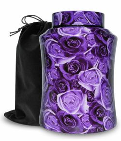 Purple Roses urn