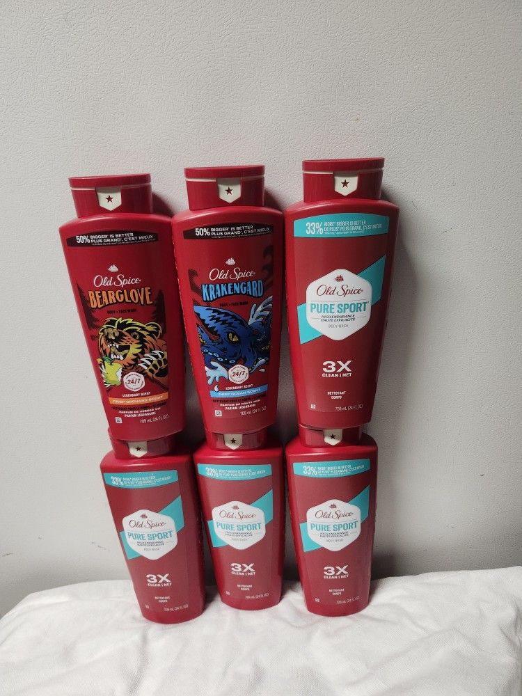 Old Spice Body Wash 3x$16
