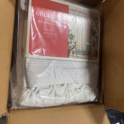 Opalhouse Deaigned with JUNGALOW In The Name of Love Clipped Shower Curtain 6 in the box