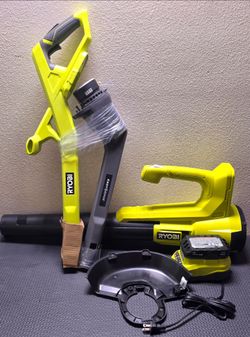 Ryobi string trimmer and blower