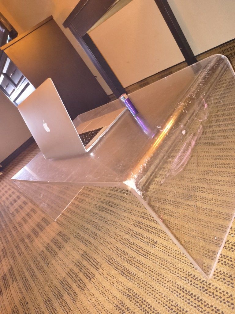 ACRYLIC MINIMALIST CUSTOM FURNITURE SHOWCASE