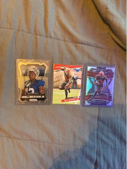 Odell Beckham Jr. Football Card Lot (3 Cards) - Prizm RC Insert, Prestige, Select