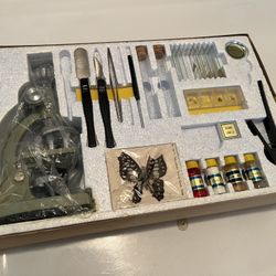 Vintage Tasco 750XZ #9876 Educational Microscope Kit