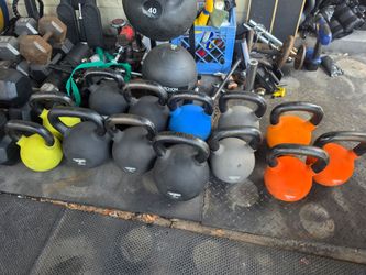 Weight Rubber Kettlebells set