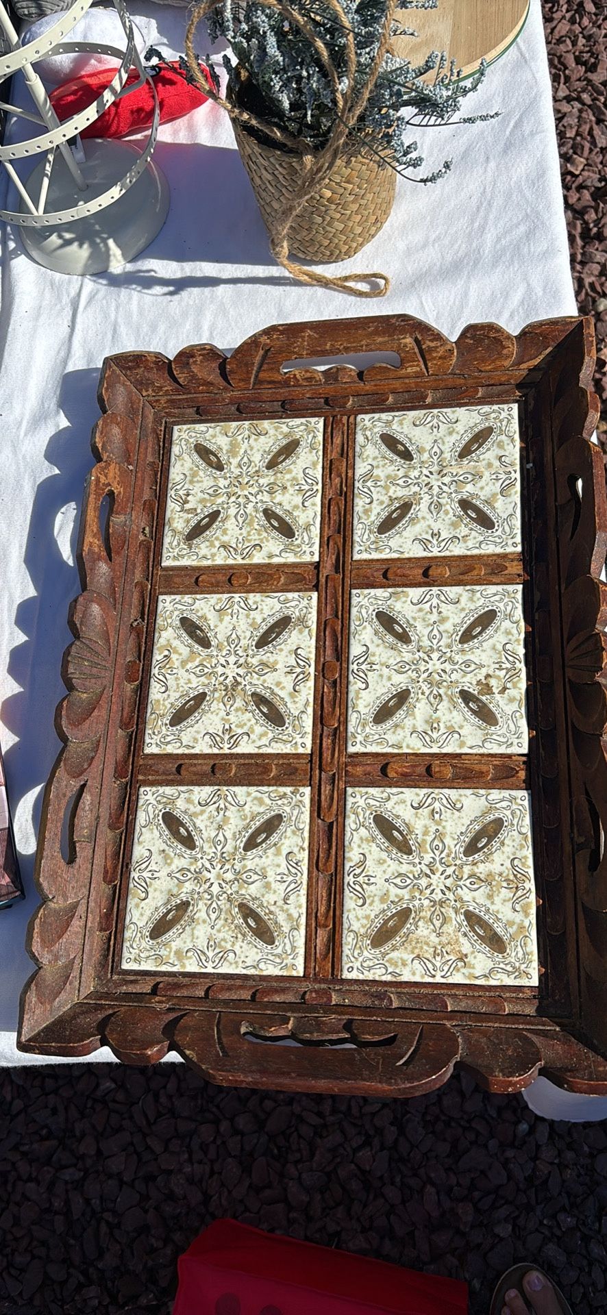 Vintage Told Serving Tray