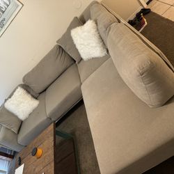 Sectional With Ottoman 