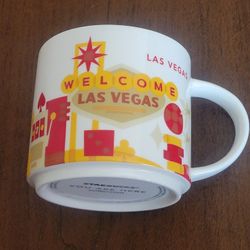 2013 Starbucks Las Vegas You Are Here Ceramic Mug 14oz. Pre-owned, good 
shape, no chips or cracks. Please see photos for details. It is 3.5" 
tall. W