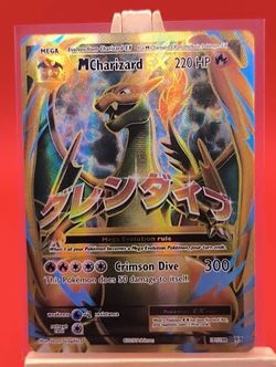 MP Mega Charizard Ex Full Art Evolutions Pokemon Card