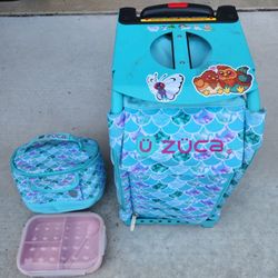 Zuca Kokomo Mermaid, Limited Edition/Aqua Frame + Lunchbox