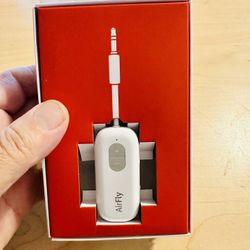 AirFly SE | Bluetooth Wireless Transmitter/Adapter for AirPods/Wireless, Headphones; Airplane and Gym Use