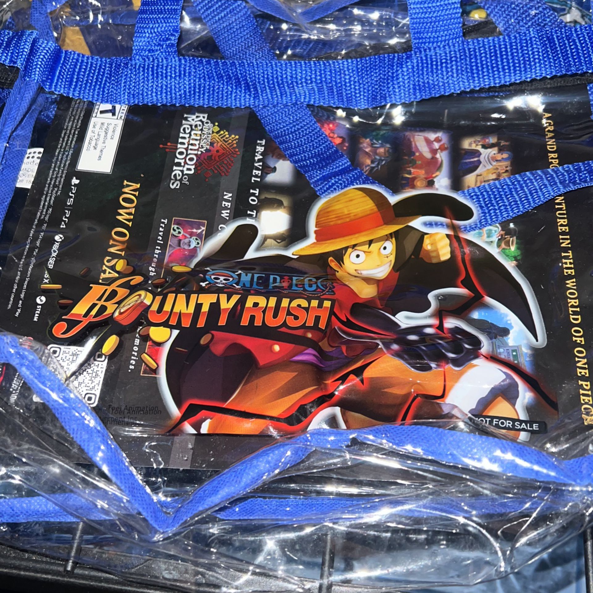 One Piece Anime  And La Rams  Collectors Bag And Cards
