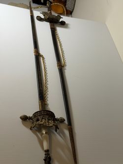 vintage fraternal ceremonial rapier