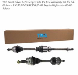 TRQ Front Driver & Passenger Side CV Axle Assembly Set