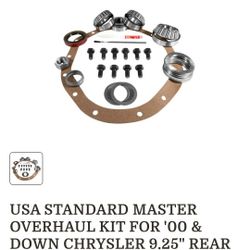 USA Standard Master Overhaul kit for '00 & down Chrysler 9.25" rear differential