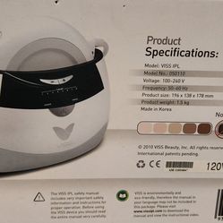 VISS IPL PRO 3-in-1 System — brand new, never used