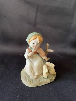 Vintage Japan Mini Hummel Figurines Boy Girl Hummel Like