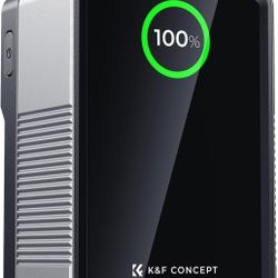 K&F Concept 99Wh Pro Mini V Mount Battery 14.8V 6700mAh with PD 100W &TFT Screen
