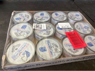 12 packs of wild pink salmon