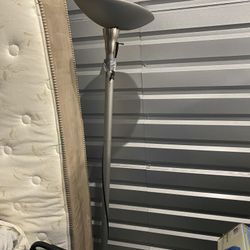 Tall Silver Lamp