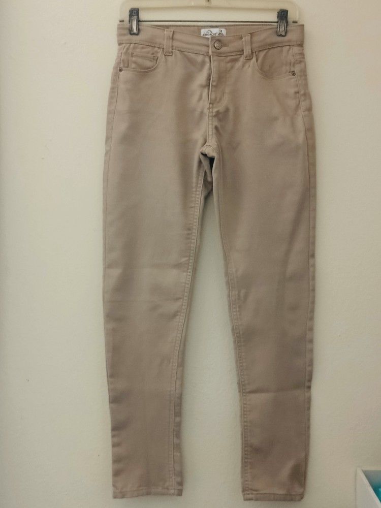 Jordache Khaki Skinny Jeans For Girls.