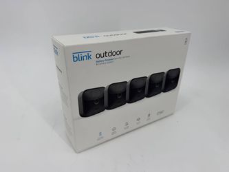 Blink Outdoor Wireless Security Camera System 5 Camera Kit w/ Sync Module 2 Open Box