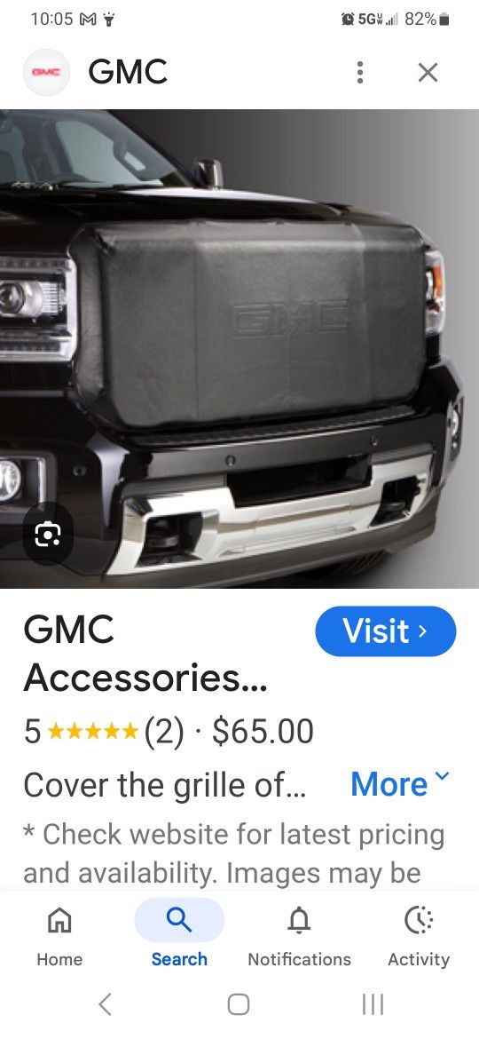 GMC Winter Grill Protector