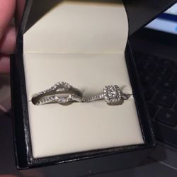 Engagement Ring And Wedding Band
