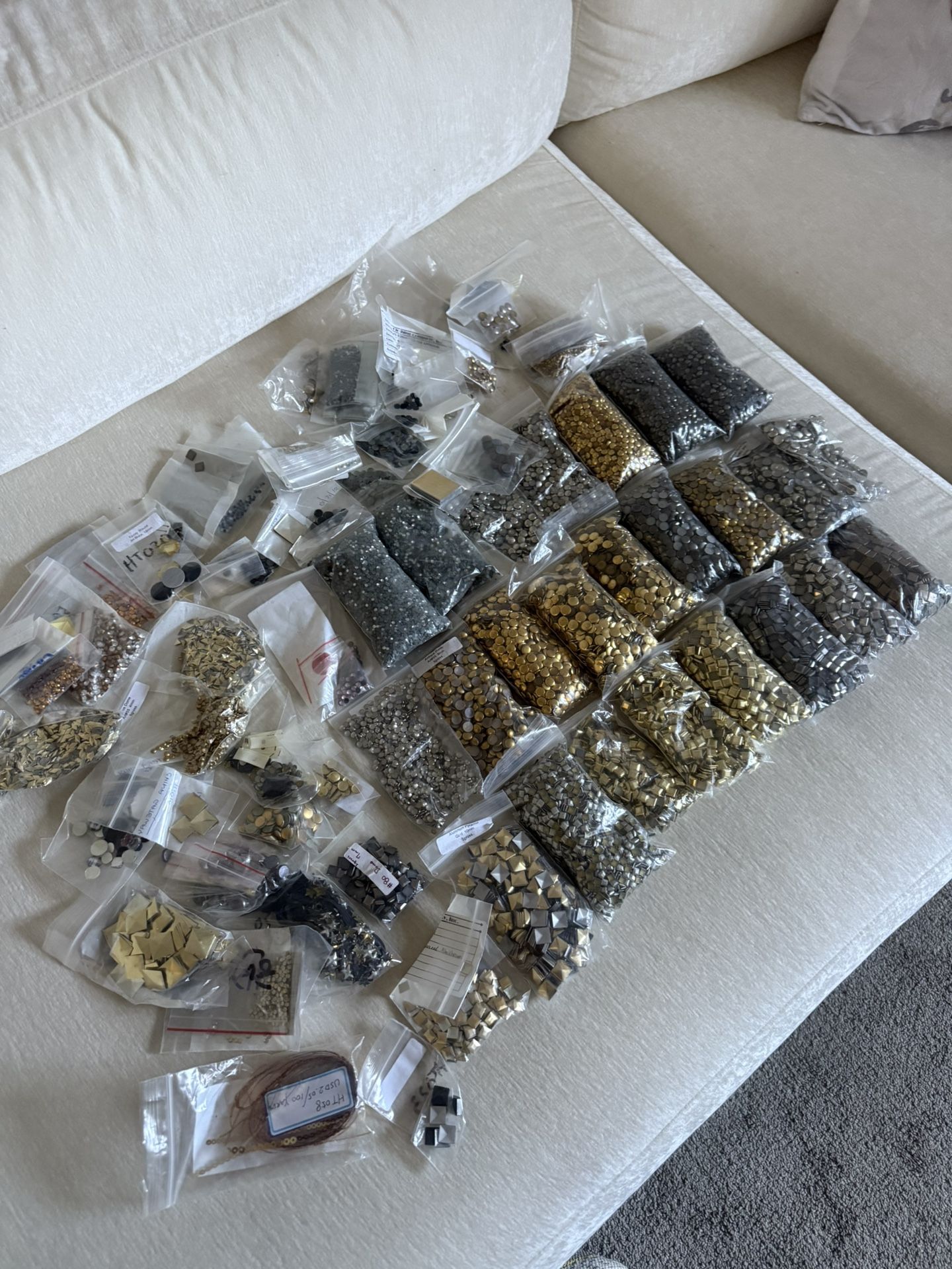 Variety of epoxy Gems & Heat Transfer Rhinestones and Shapes - NEW