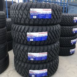 LT285/70/17 ATLANDER MT SET OF 4 NEW TIRES INSTALLED AND BALANCED INCLUDED 40,000 MILES WARRANTY