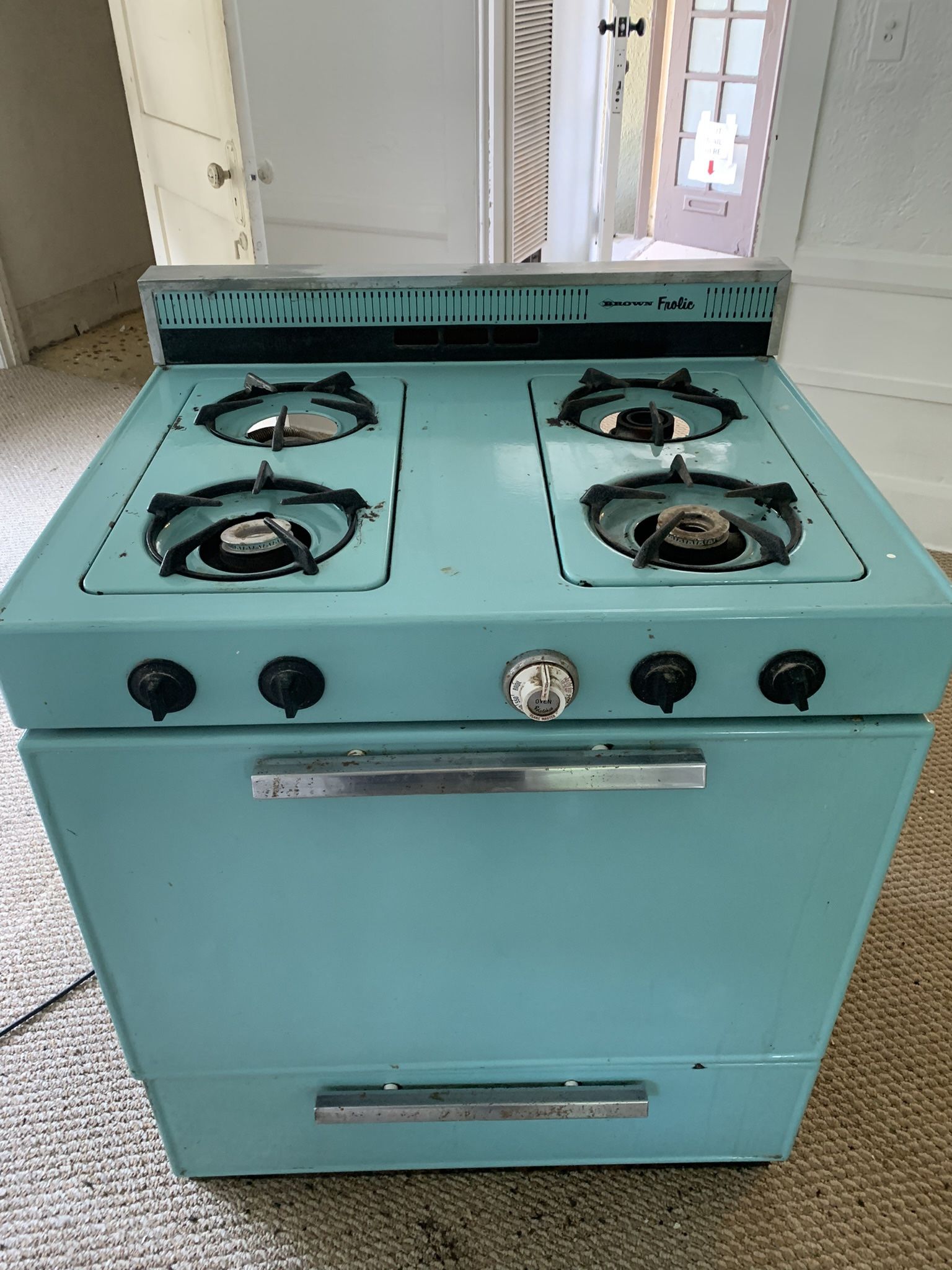 Vintage Stove by Brown