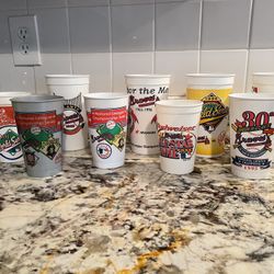 Vintage Atlanta Braves Soda Cups Lot