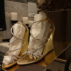 Louis Vuitton Damier Azur Cross Wedge 