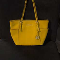 Yellow Large Michael Kors Tote