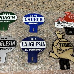 License Plate Toppers Vintage Bomb Accessories 