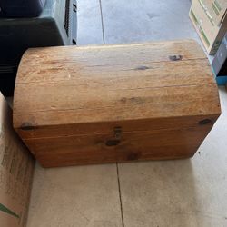 Antique Wood Chest