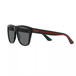 ✅GUCCI MEN Sunglasses 56mmBlack/Green/Red; Gray 💯% AUTHENTIC Italy