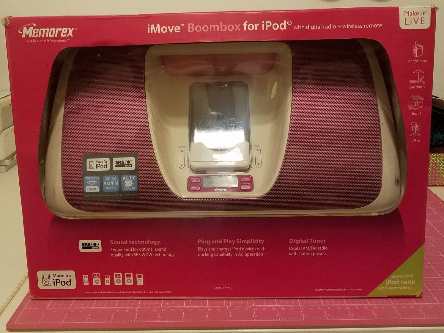 Memorex iMove Boombox for ipod