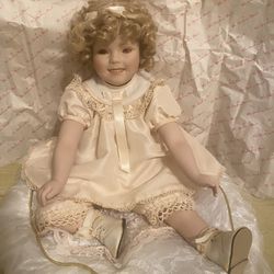 Shirley Temple Porcelain Doll 