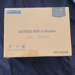 NETGEAR AX1800 Wifi 6  Router