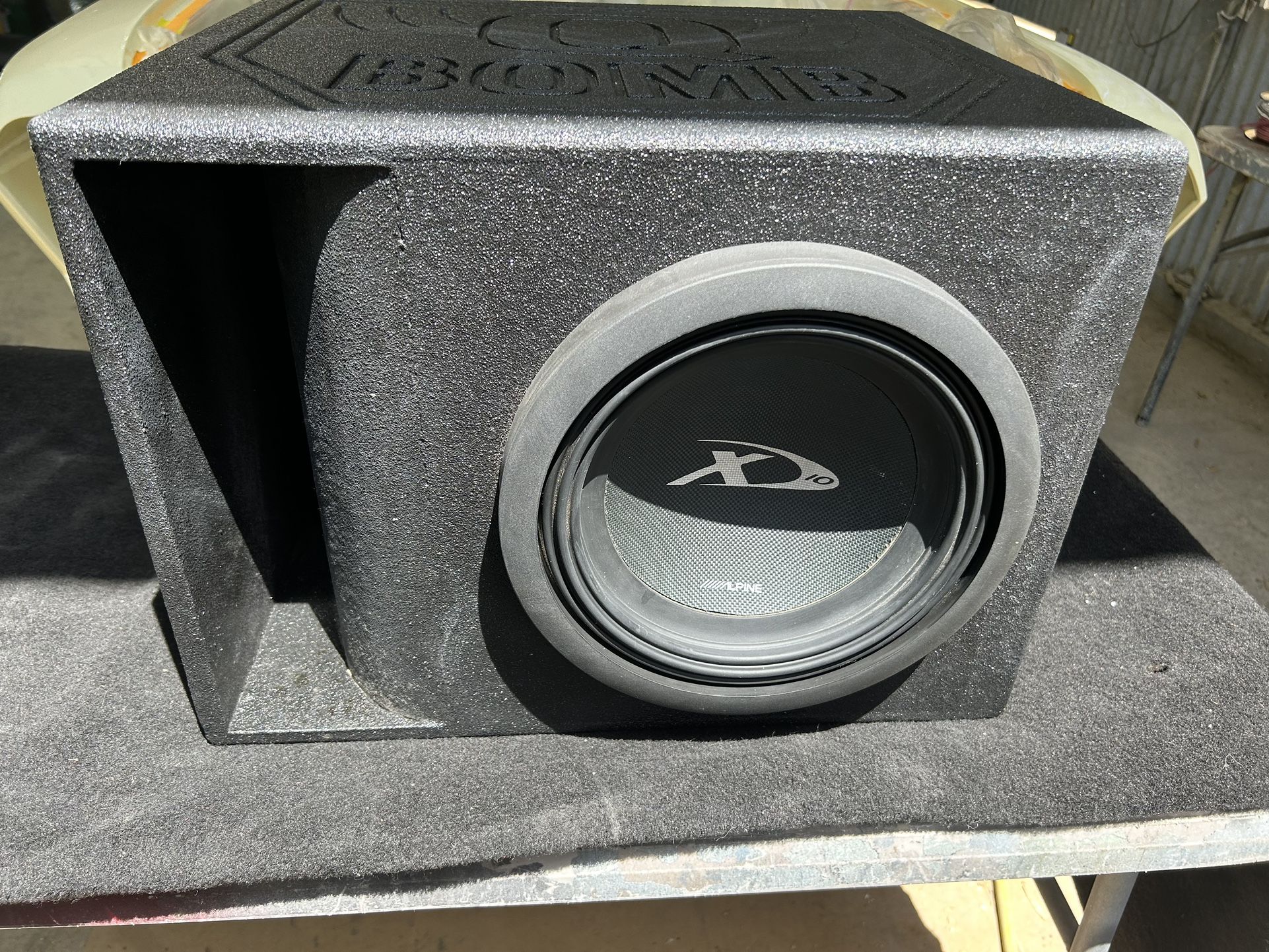Alpine X 10 Inch Subwoofer 1000 Rms-300peak Power