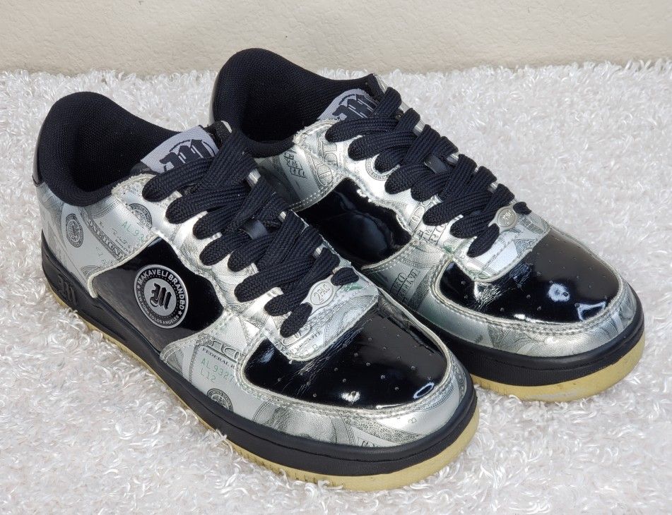Vintage 2 Pac Makaveli Branded Sneakers Size 5.5